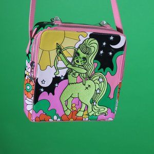 Rare Valfre Sagittarus Faux Leather Celestial Bag